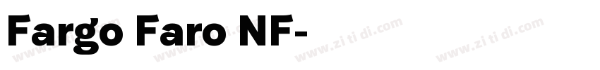 Fargo Faro NF字体转换